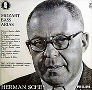 Record Mozart Bass Arias, by German singer Hermann Schey