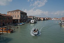 Murano - Canale degli angeli vu du Ponte Longo.