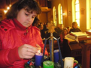 Advent: Dějiny adventu v Západní církvi, Advent v církevním kalendáři, Adventní tradice