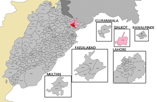 <span class="mw-page-title-main">NA-69 Sialkot-IV</span> Constituency in the National Assembly of Pakistan