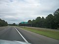 The northbound service road along I-95 at the NC 87 interchange.