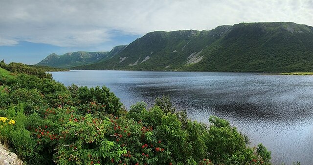 The Long Range Mountains on Newfoundland's west coast are the northernmost extension of the Appalachian Mountains.