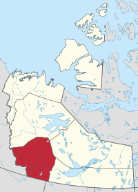 Location within the Northwest Territories