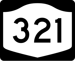 <span class="mw-page-title-main">New York State Route 321</span> State highway in Onondaga County, New York, US