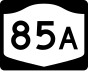 New York State Route 85A marker