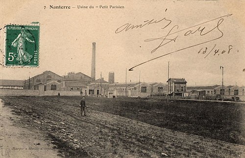 20世纪初楠泰尔境内的工厂