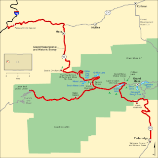 <span class="mw-page-title-main">Grand Mesa National Scenic Byway</span> Colorado Scenic and Historic Byway