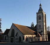 A igreja de Saint-Hilaire.