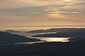 Atardecer sobre la ría de Muros y Noia.