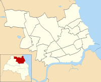 North Tyneside UK ward map 2010 (blank).svg