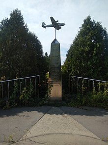 Monument dedicated to the victims of the 1948 crash.