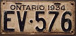 ONTARIO 1934 license plate (2289506657).jpg