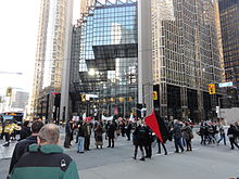 Occupy Bay Street in Toronto's Financial District. Occupy Bay Street.JPG