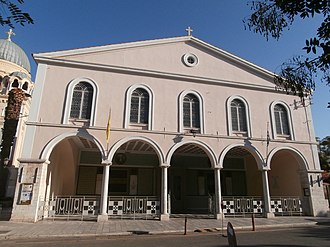 The old Orthodox church of Saint Andrew, next to the Cathedral Old Saint Andrew church, Patra 9281555.jpg