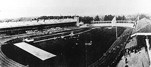 O Estádio Olímpico em 1920