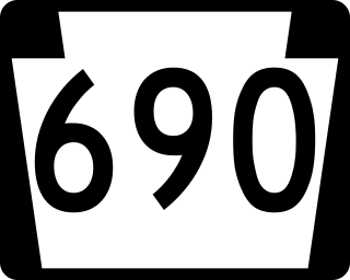 <span class="mw-page-title-main">Pennsylvania Route 690</span> State highway in Pennsylvania, US
