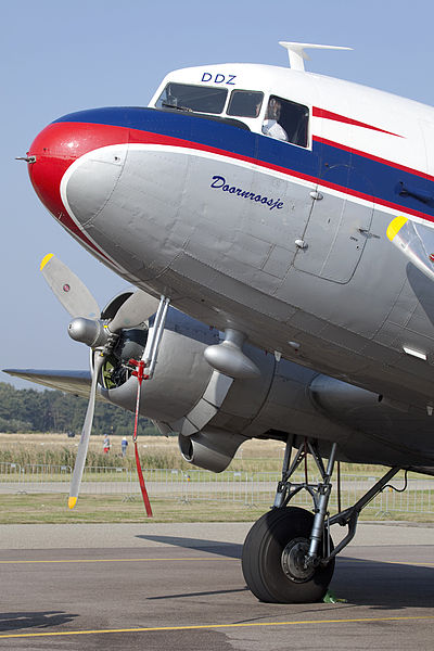 File:PH-DDZ DC3 Martinair nose (4435499587).jpg