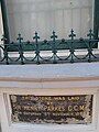 Foundation stone of paddington town hall by Sir Henry Parkes.