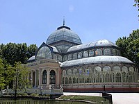 The Crystal Palace in Buen Retiro Park, another highlight in the song Asku Laska