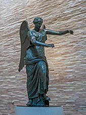 The winged Victory in the Capitolium Archeological Area.