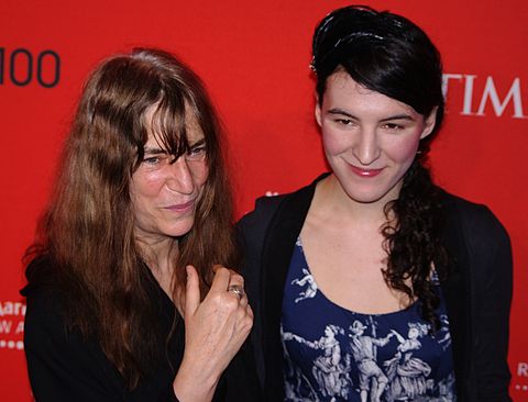 Smith (left) with her daughter Jesse Smith at the 2011 Time 100 gala