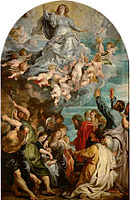 ルーベンス『聖母被昇天』1613年 - 1620年、美術史美術館所蔵[2]