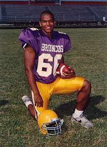 Armour Senior Year at Denton High School, Aug.1994 Phil DHS.jpg