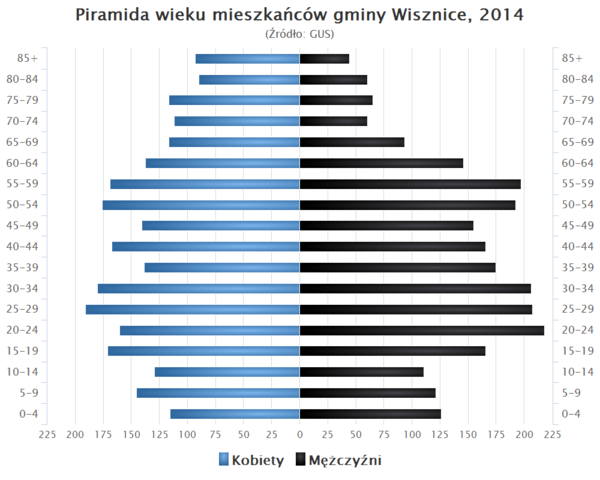 Piramida wieku Gmina Wisznice.png