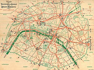 Straßenbahn Île-De-France: Straßenbahnen in Paris und näherer Umgebung (1853 bis 1957), Die neuen Straßenbahnen (ab 1992), Linienübersicht