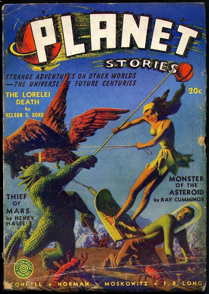 製品 珍品 パルプ雑誌 PLANET STORIES 1941年 pulp | dtsbuilders.com