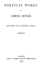 Miniatuur voor Bestand:Poetical Works Of Samuel Butler Voll I (IA in.ernet.dli.2015.182268).pdf