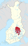 Pohjois-Savo en Finlande.svg