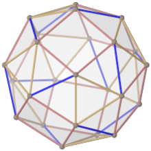 The snub cube has no point symmetry, so the vertex in the front does not correspond to an opposite vertex in the back. Polyhedron snub 6-8 left from vertex.png