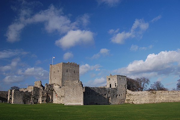 Portchester Castle, where the Southampton Plot was revealed to King Henry V