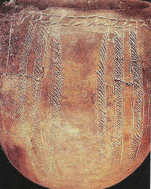 Geometric design pottery found in Asa Koma