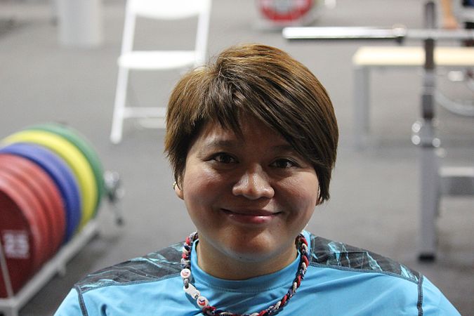 Chinese Taipei powerlifter Lin Tzu Hui