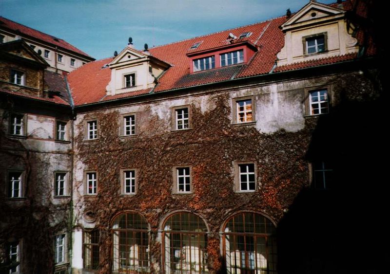 File:Prague-Clementinum-wall with sundials.jpg