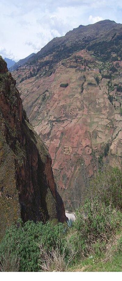 Marañón River as seen from Quchapata in Peru