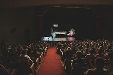 Premiación del Festival de Cine Santiago Wild 2023 realizado en el Teatro Oriente de Providencia, Santiago de Chile.