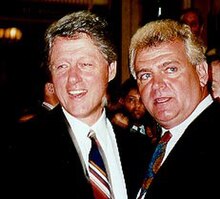 Brady with President Clinton President Bill Clinton with Representative Robert Brady.jpg