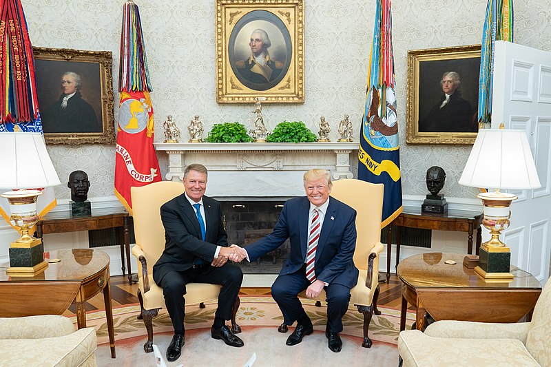 File:President Trump Meets with the President of Romania (48587210446).jpg