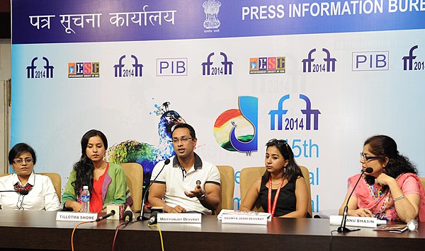 Press conference at IFFI 2014