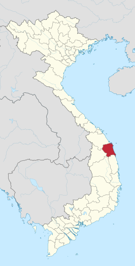 Kaart van Quang Ngai