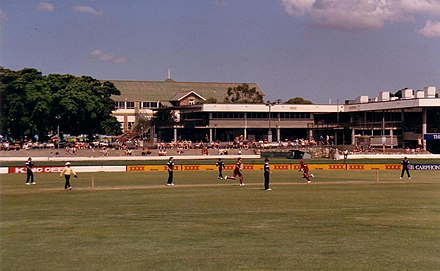 The Gabba in the 1980s prior to redevelopment