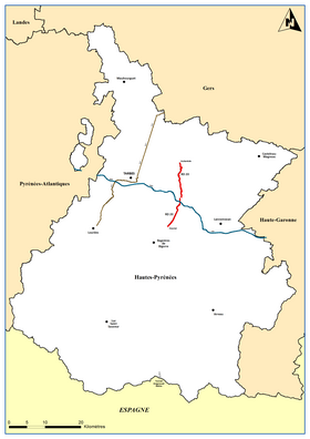Image illustrative de l’article Route départementale 20 (Hautes-Pyrénées)