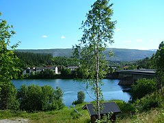 Ranelva and the bridge on Selfors on the right
