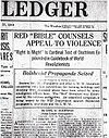 Red "Bible," Public Ledger (Philadelphia) October 27, 1919, by Carl W. Ackerman Red Bible - Carl W Ackerman - October 27, 1919.jpg
