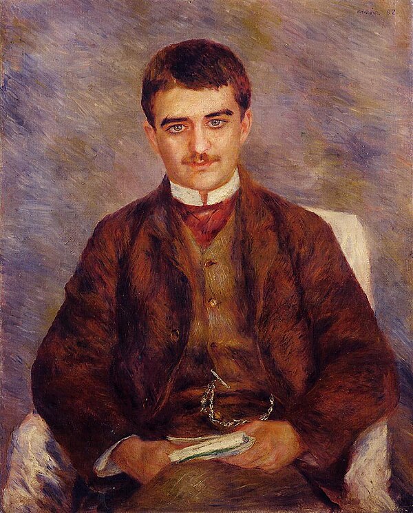 Portrait of Joseph Durand-Ruel by Pierre Auguste Renoir