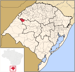 Kaart van Itacurubi