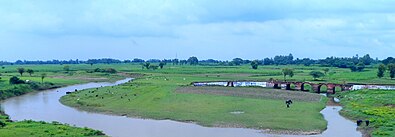 Kathna river in the outskirt of Maholi town. River Kathna.JPG